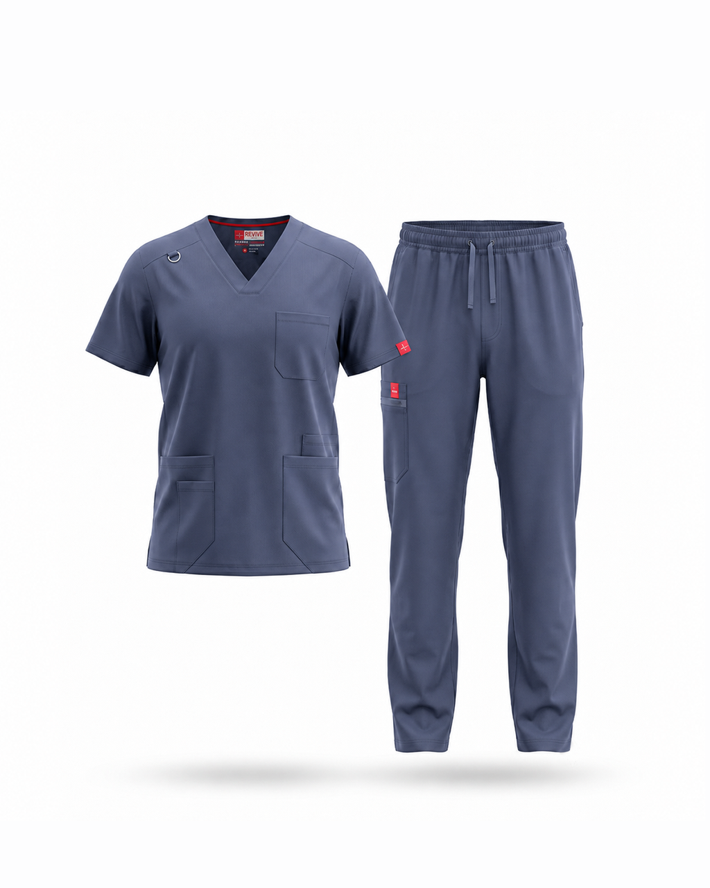 Male scrub v shape - Nardo gray (Premium)