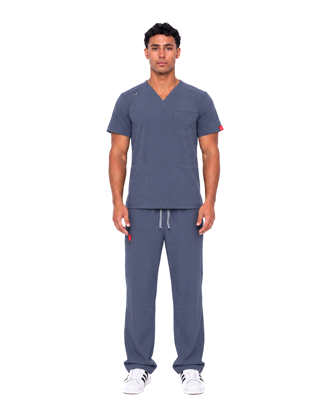 Male scrub v shape - Nardo gray (Premium)