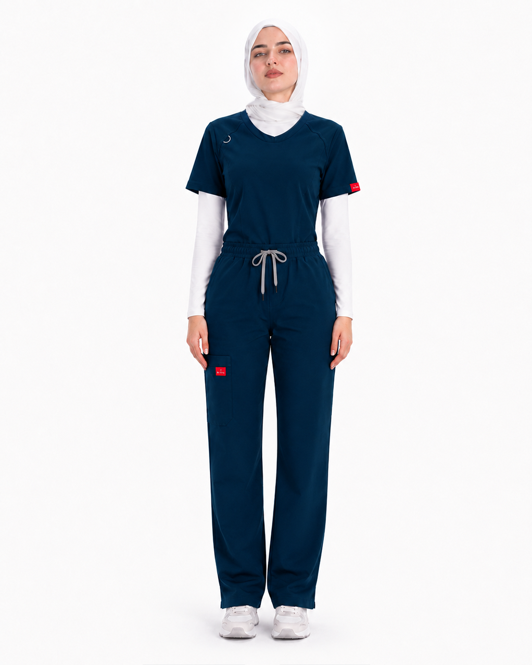Female scrub - Light navyblue