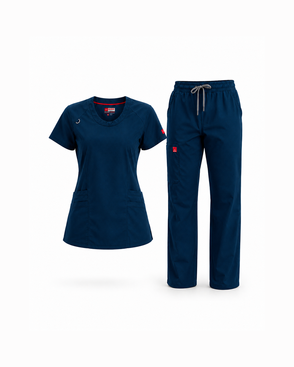 Female scrub - Light navyblue