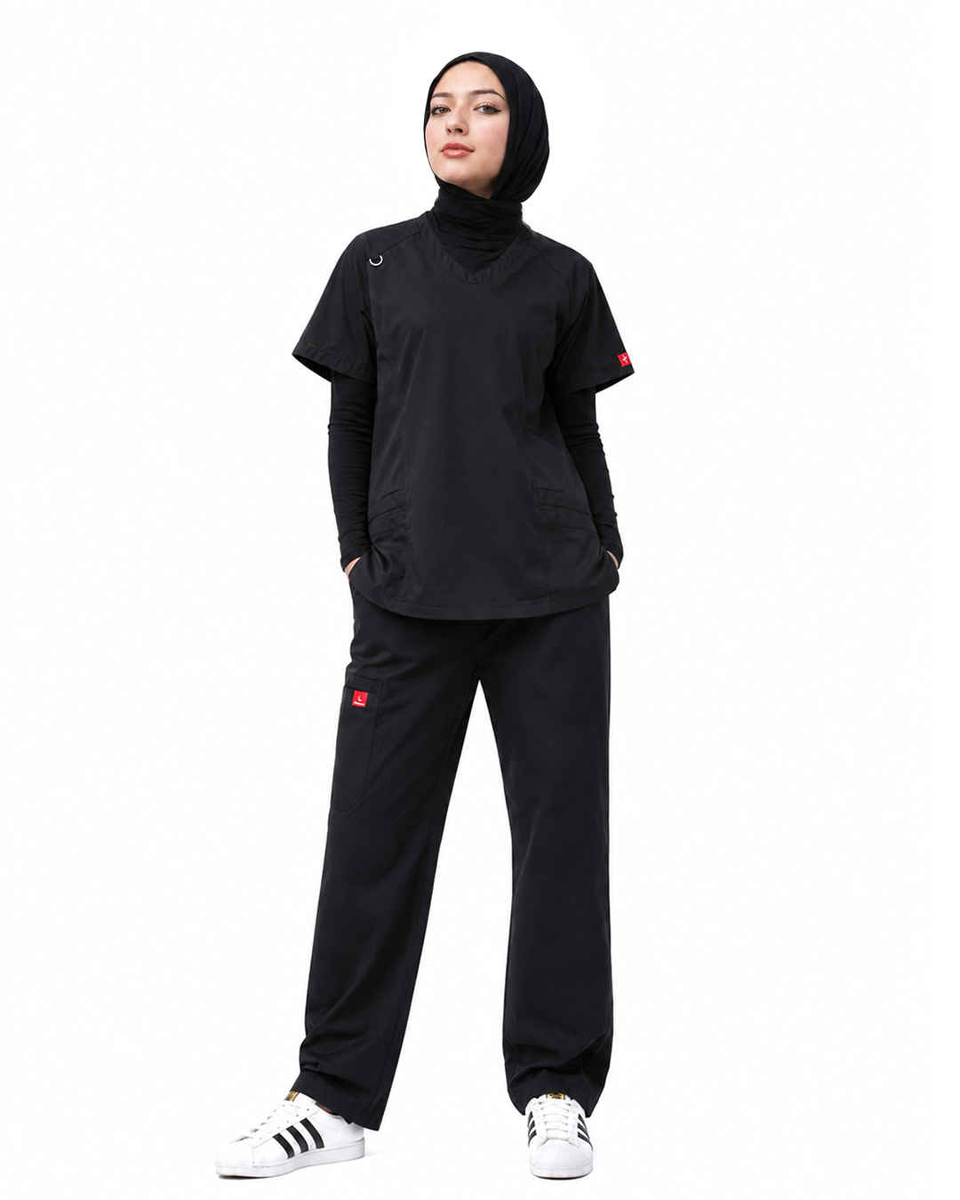Female Scrub - Black