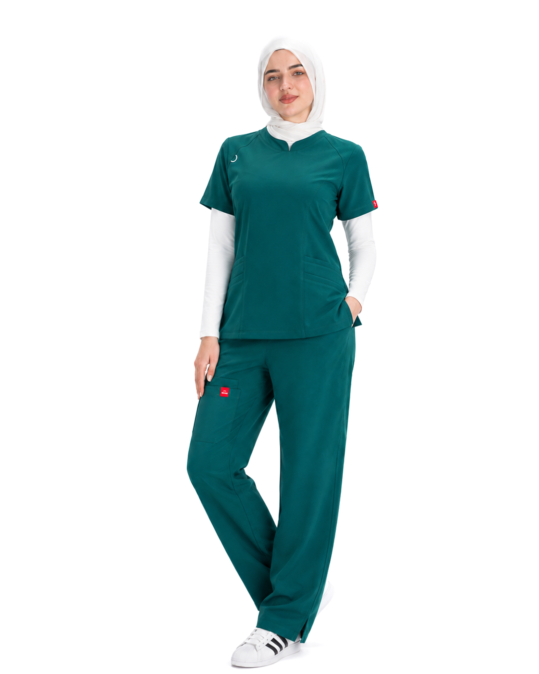 Female Scrub - Dark Green