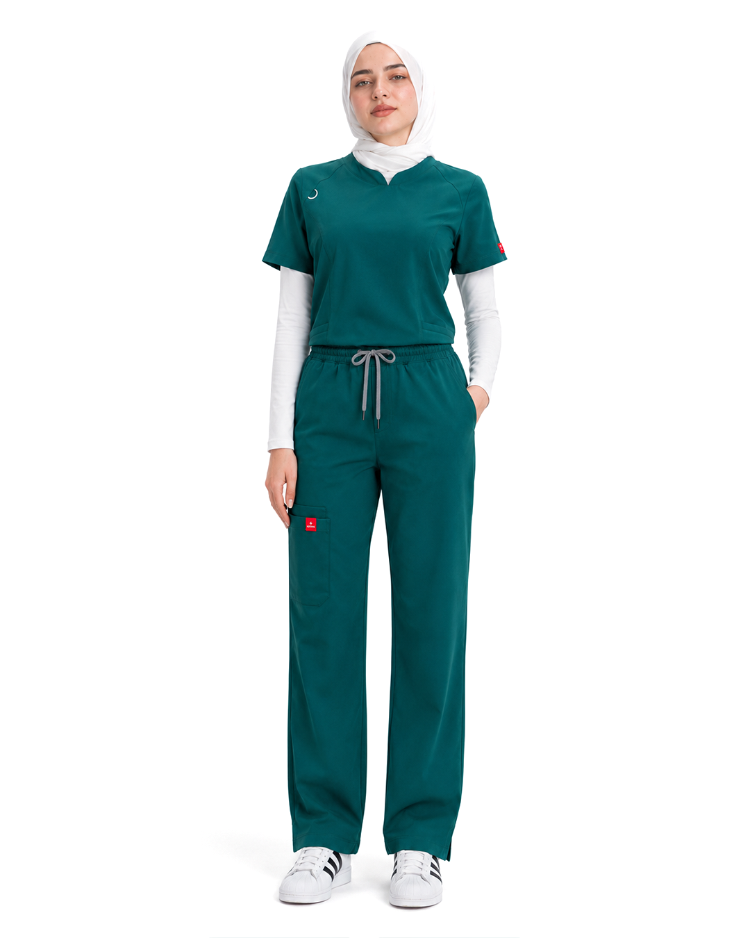 Female Scrub - Dark Green