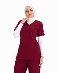Female scrub - Burgundy (Standard)