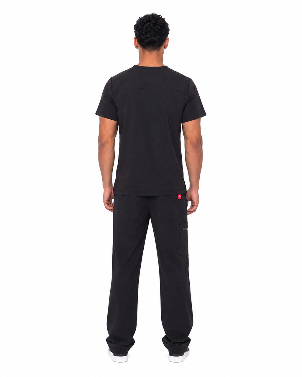 Male scrub v shape - Black (Premium)