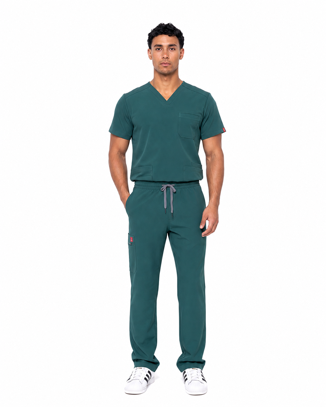 Male scrub v shape - Darkgreen (Standard)