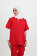 Female Scrub - Bloody Red