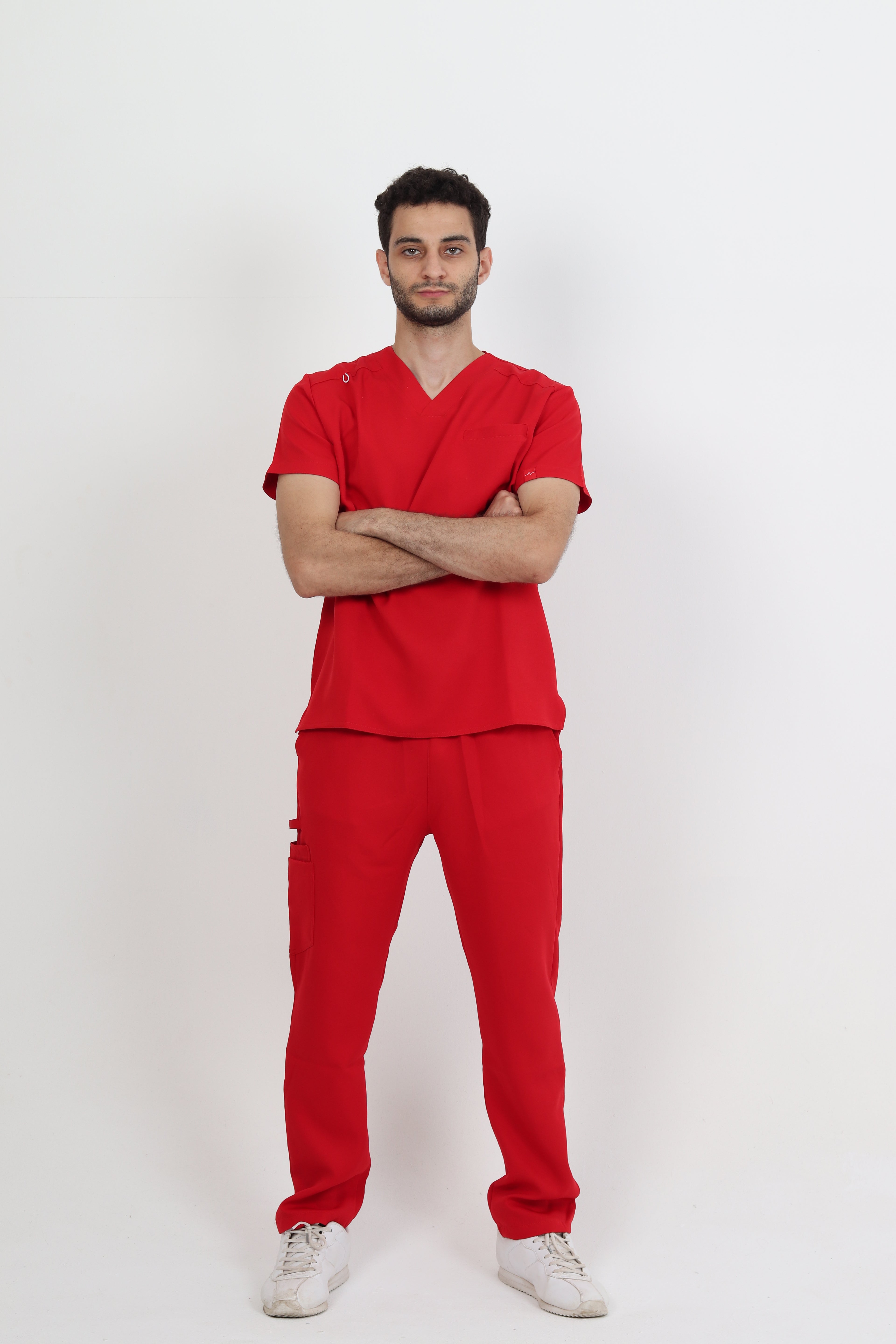 Male Scrub - Bloody Red