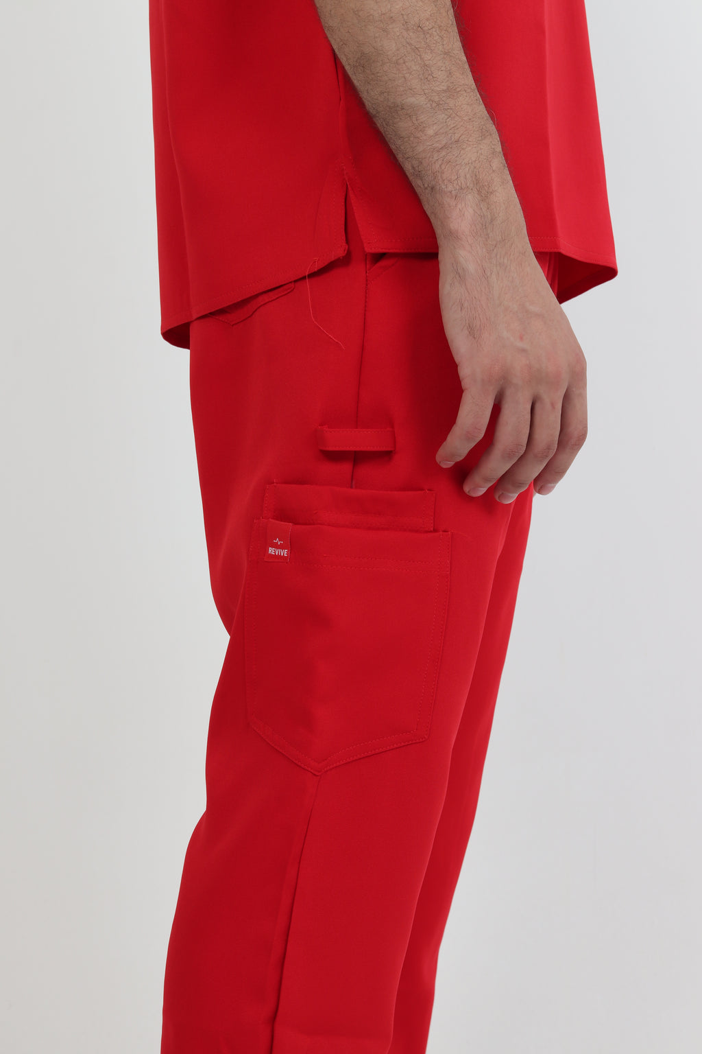 Male Scrub - Bloody Red