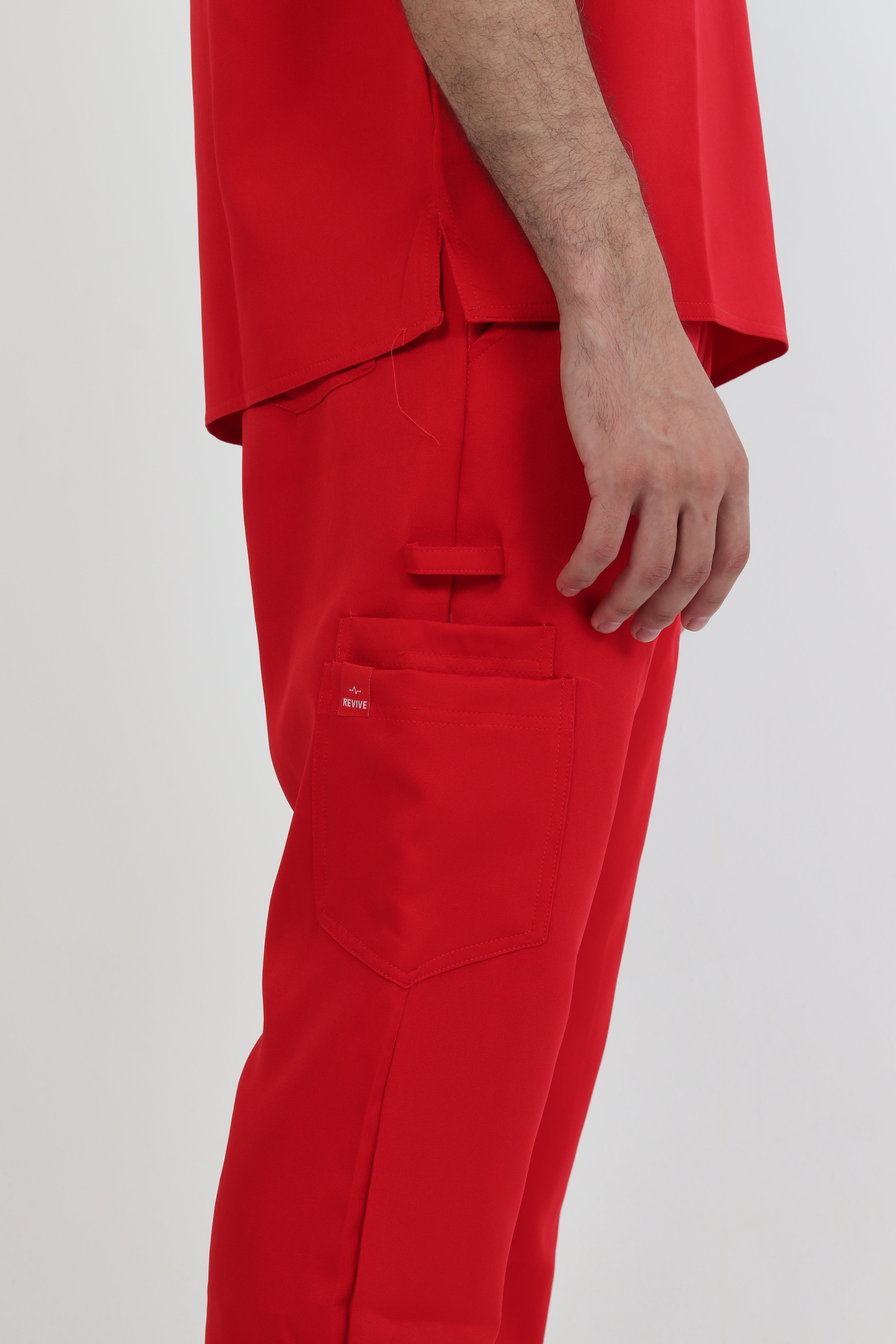 Male Scrub - Bloody Red