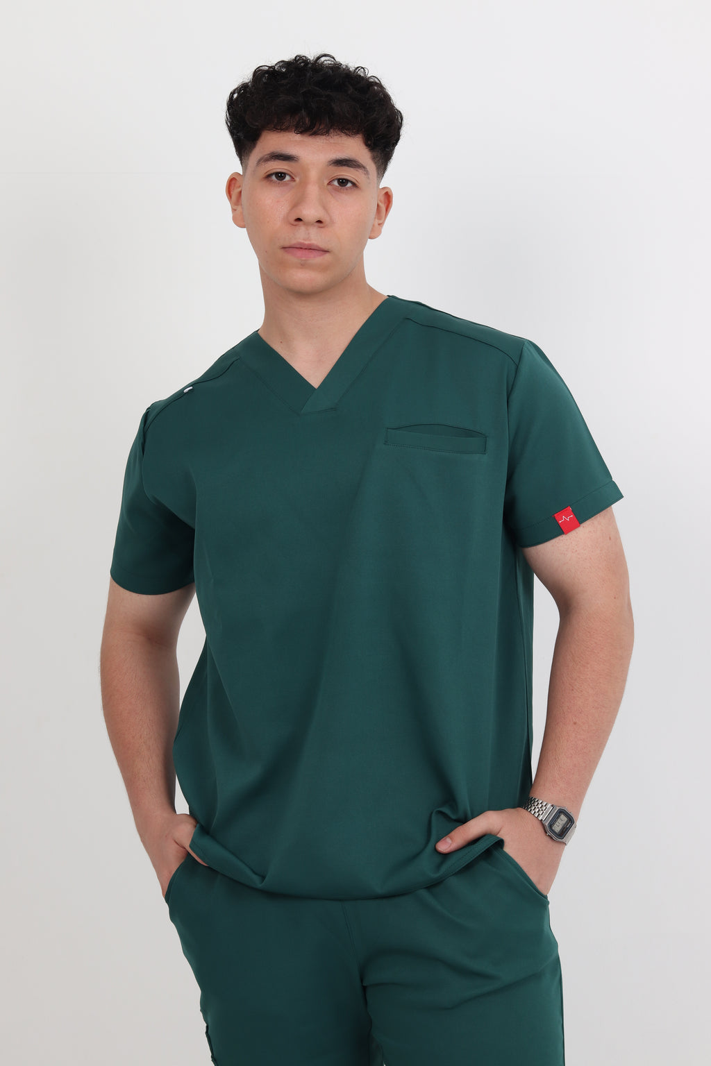 Male Scrub - Dark Green