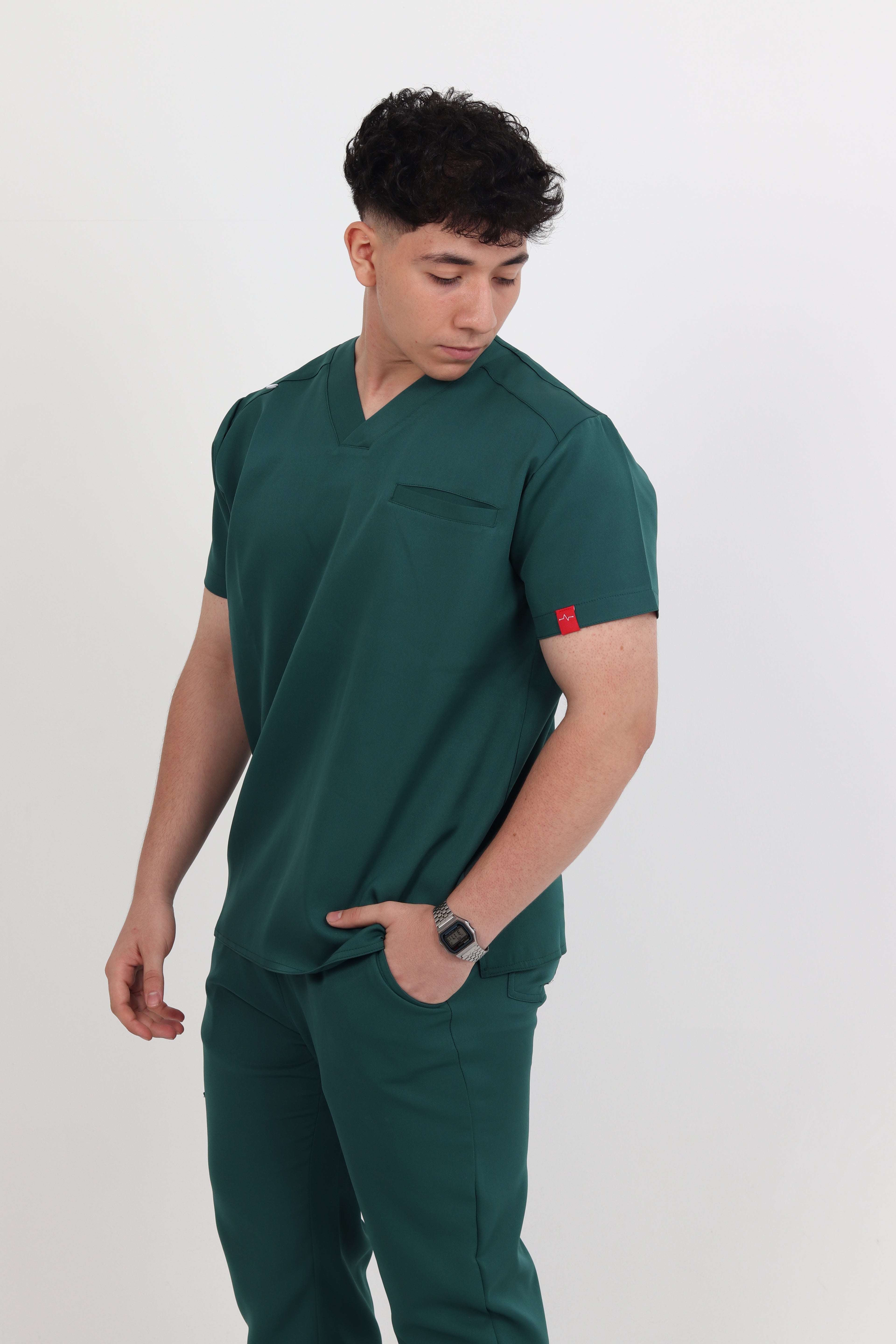Male Scrub - Dark Green