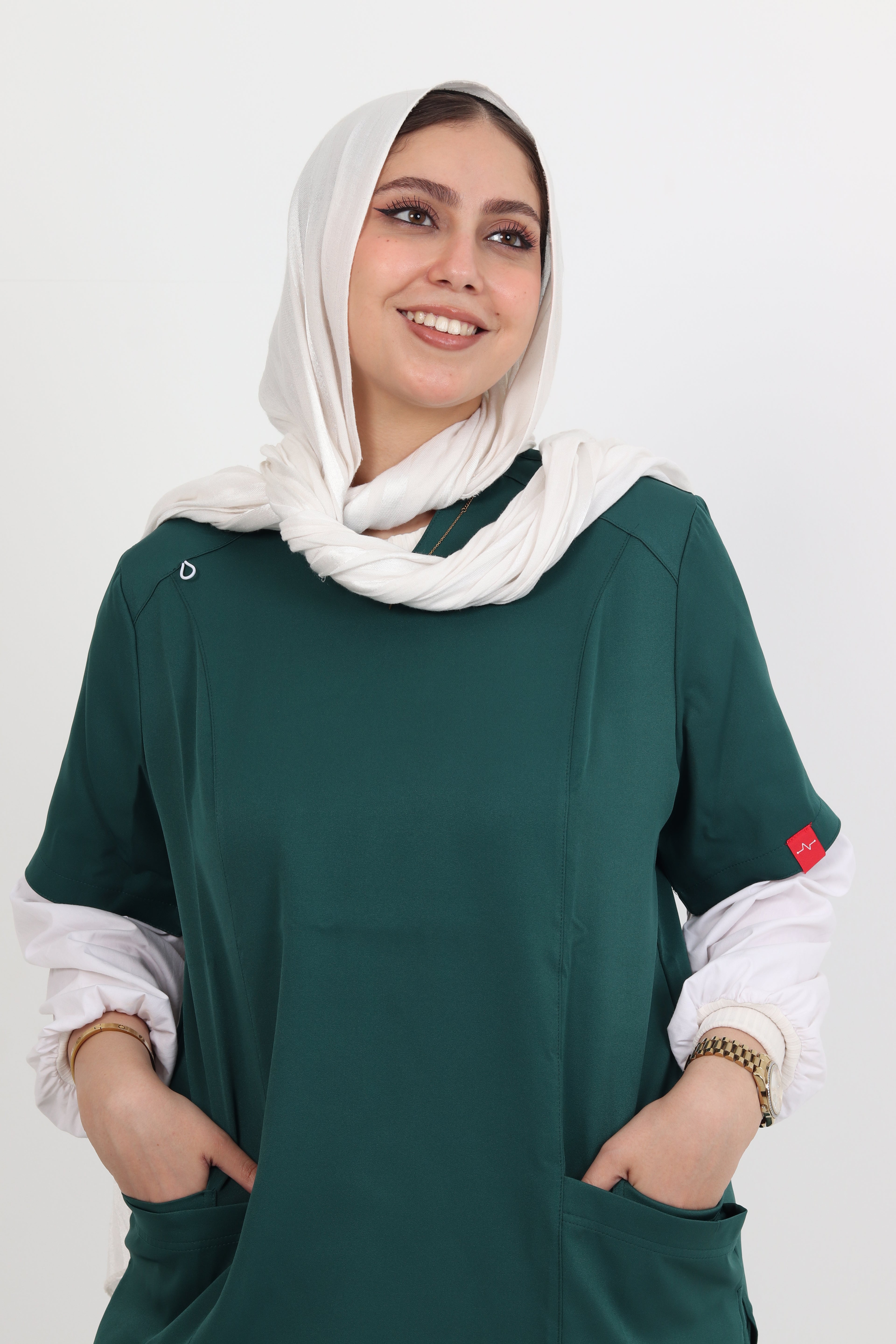 Female Scrub - Dark Green