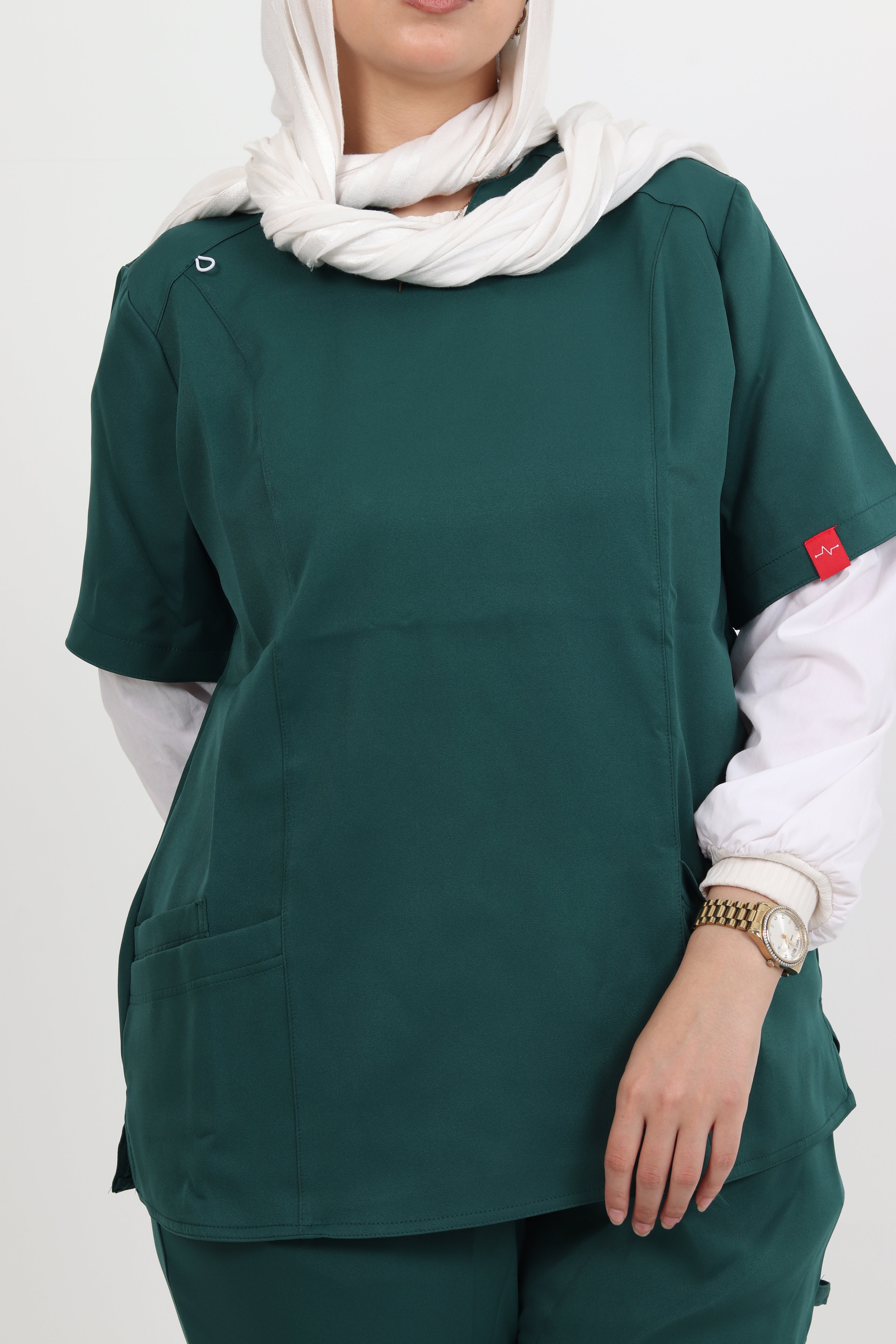 Female Scrub - Dark Green